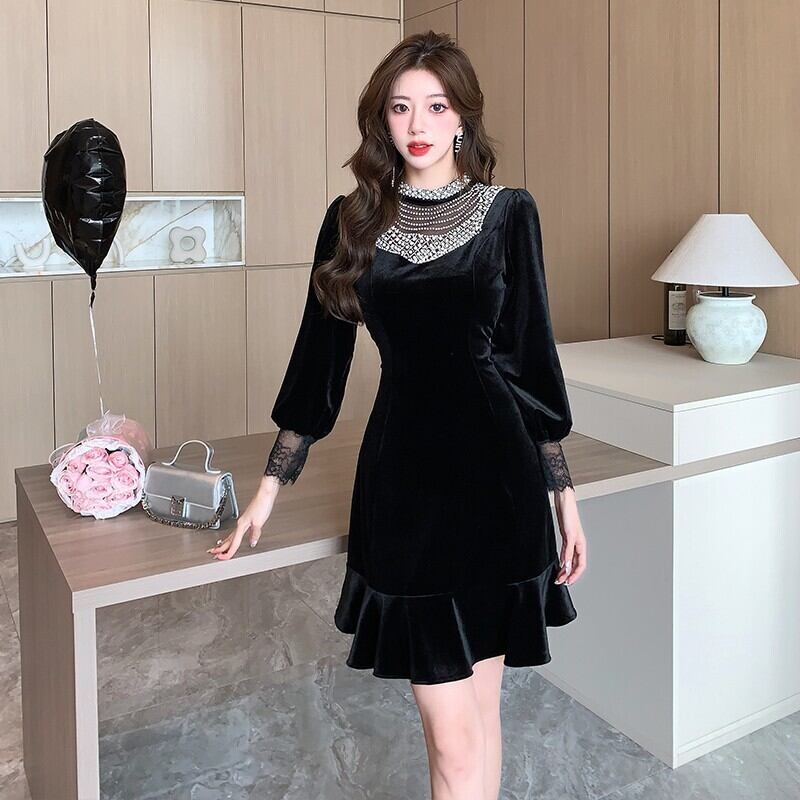【dress】デートワンピース　M18900