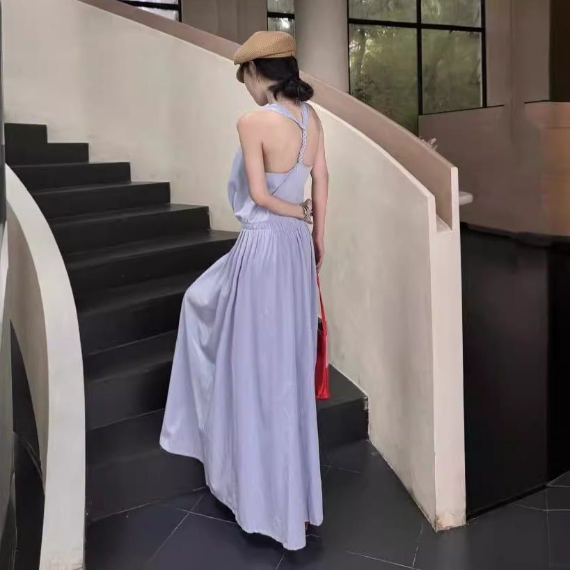 【dress】バックレスワンピース　M24358