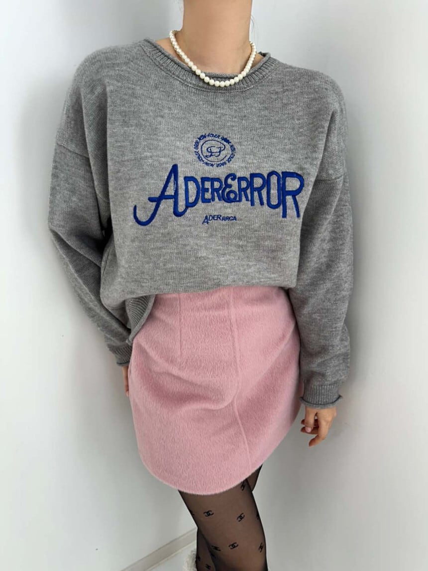 【tops】ラウンドネックニットセーターG19836