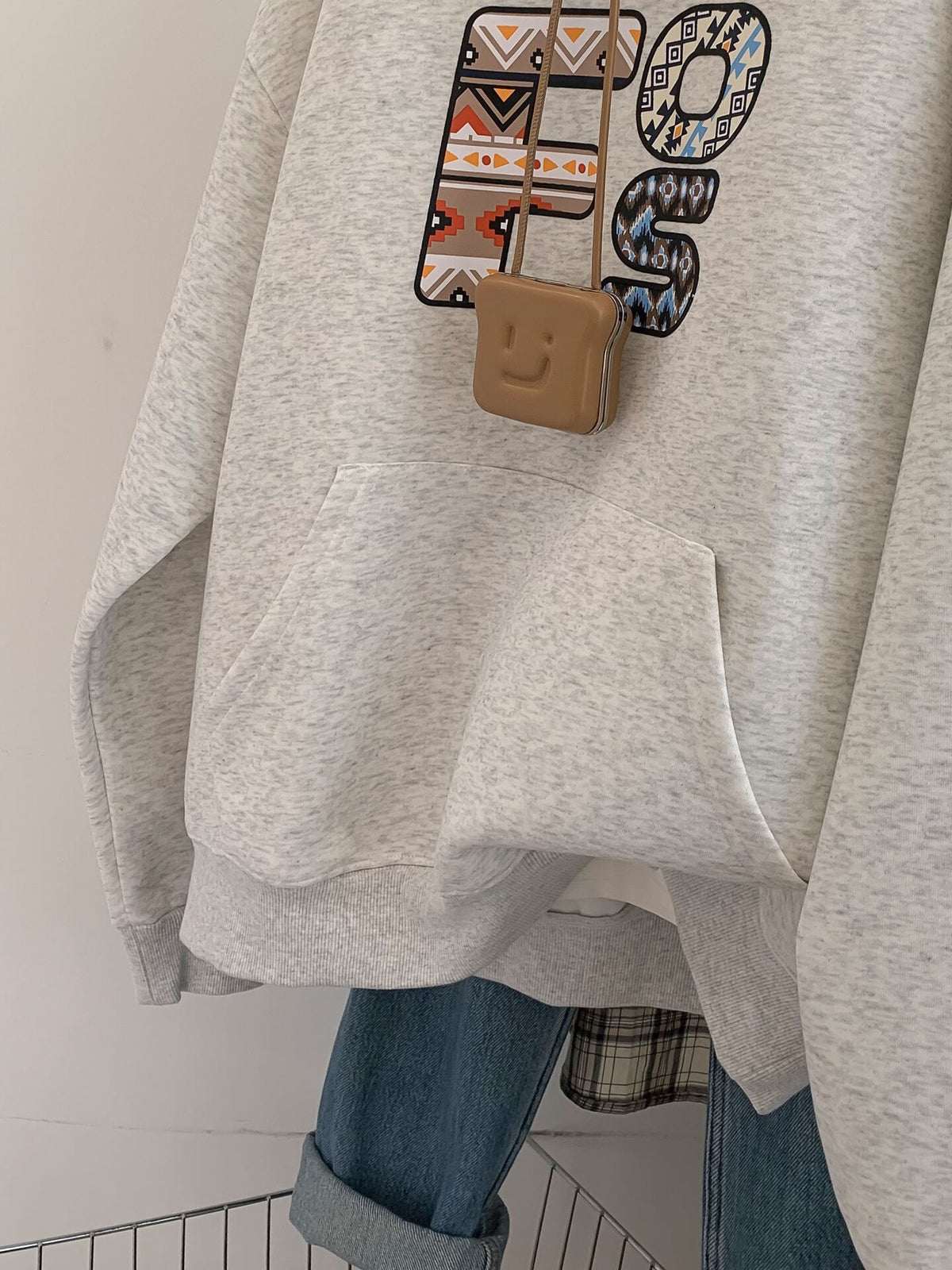 【tops】裹起毛フーディーパーカー　M28979