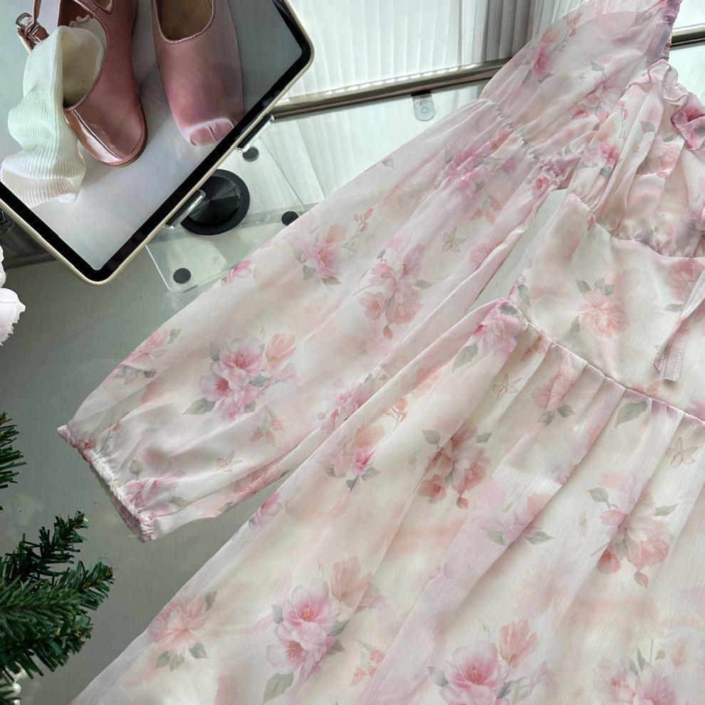 【dress】花柄ワンピース　M29626
