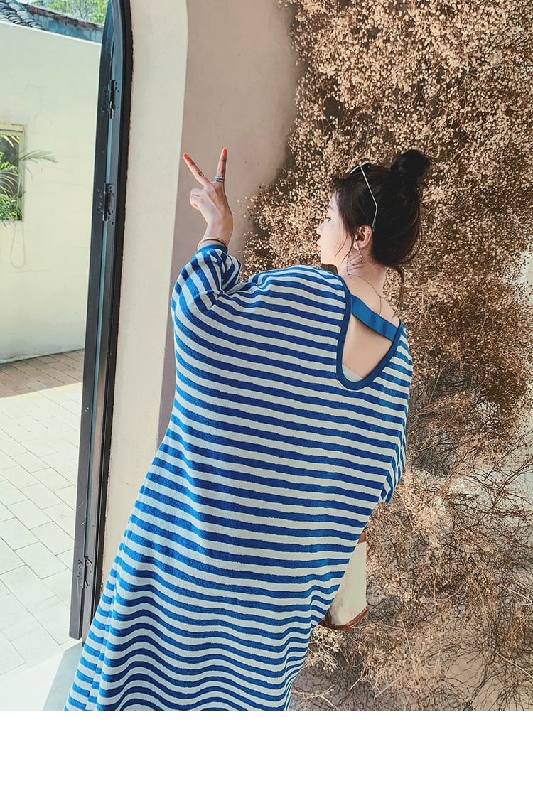 【dress】ボーダー柄ワンピース　M23930