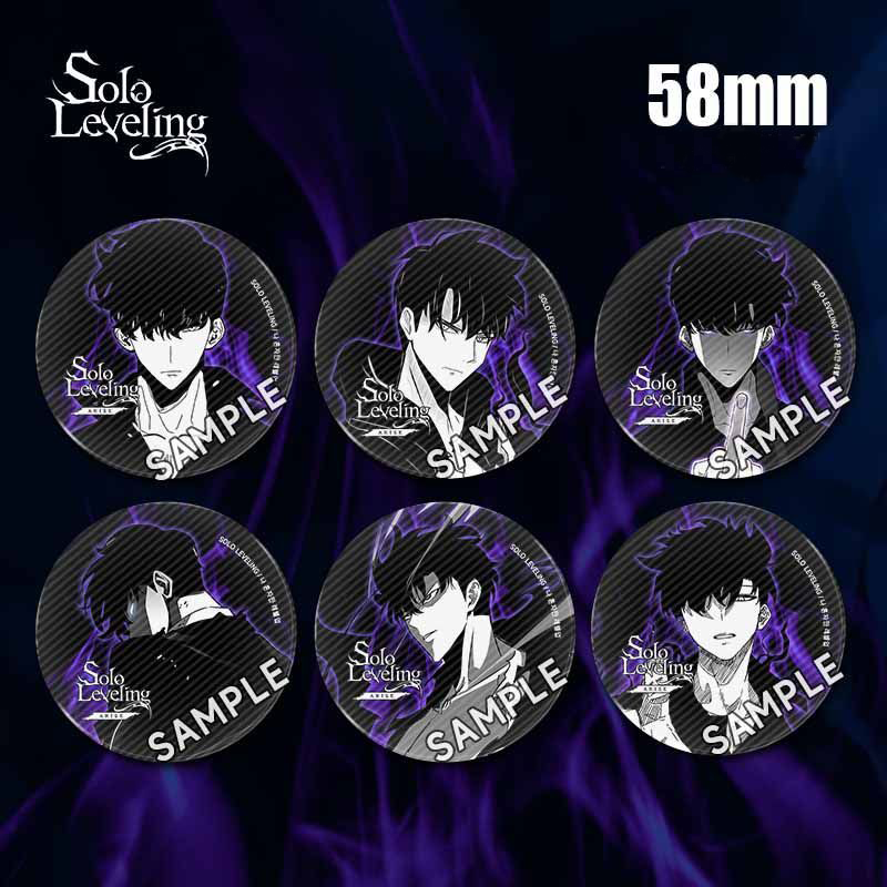 【GOODS】俺だけレベルアップな件 58mm 缶バッジ Q2481