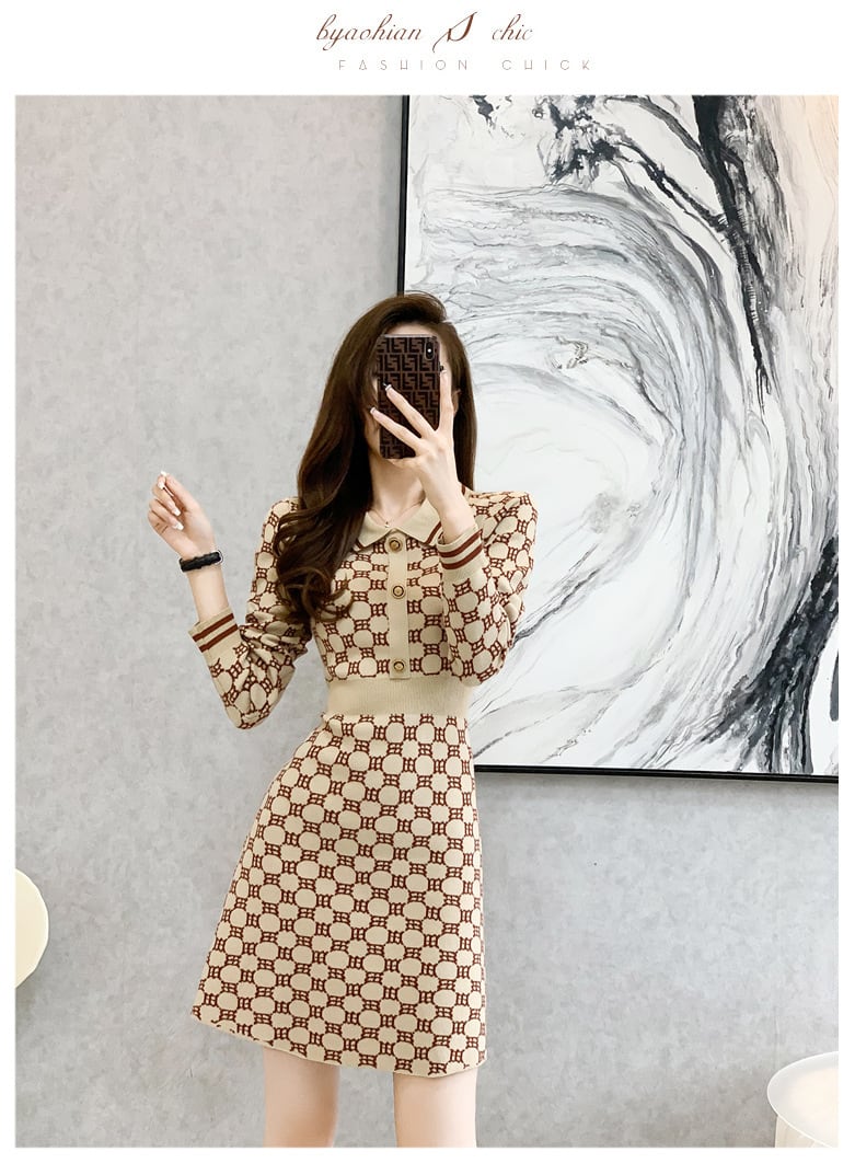 【dress】ニットワンピース　M25460
