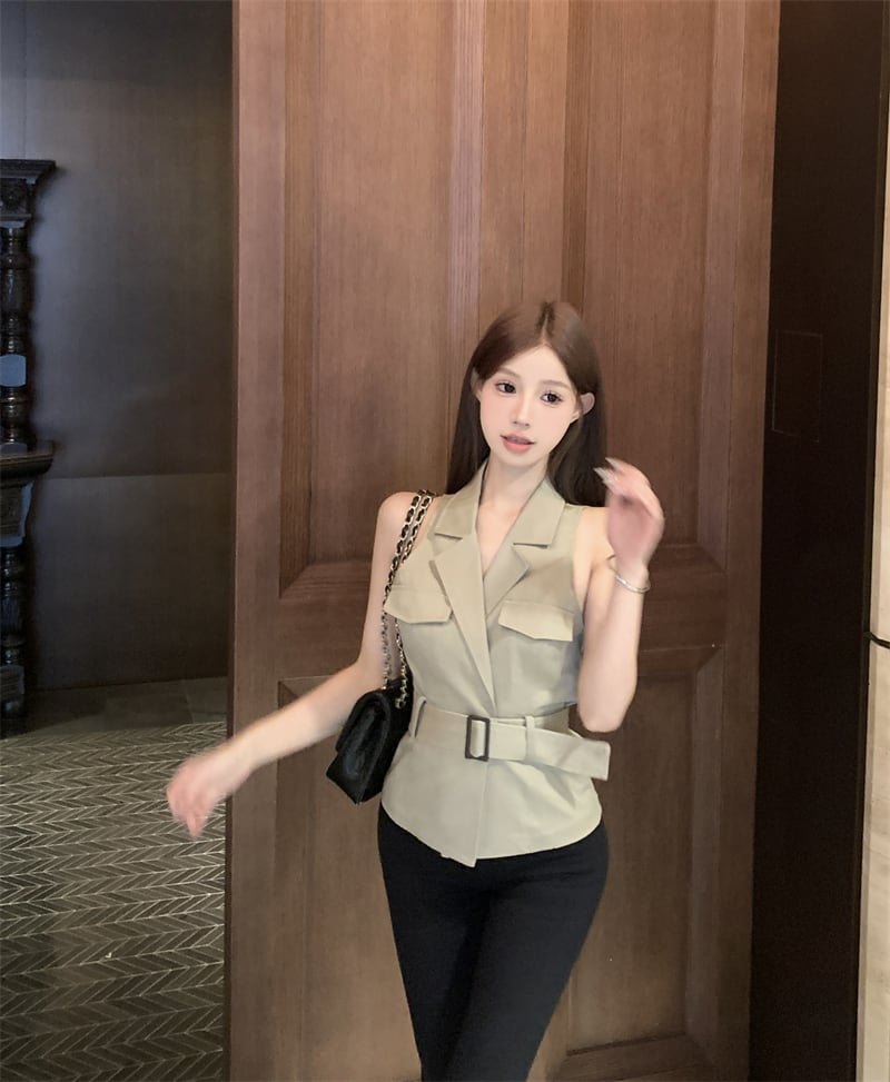 【tops】ノースリーブトップス　M24697