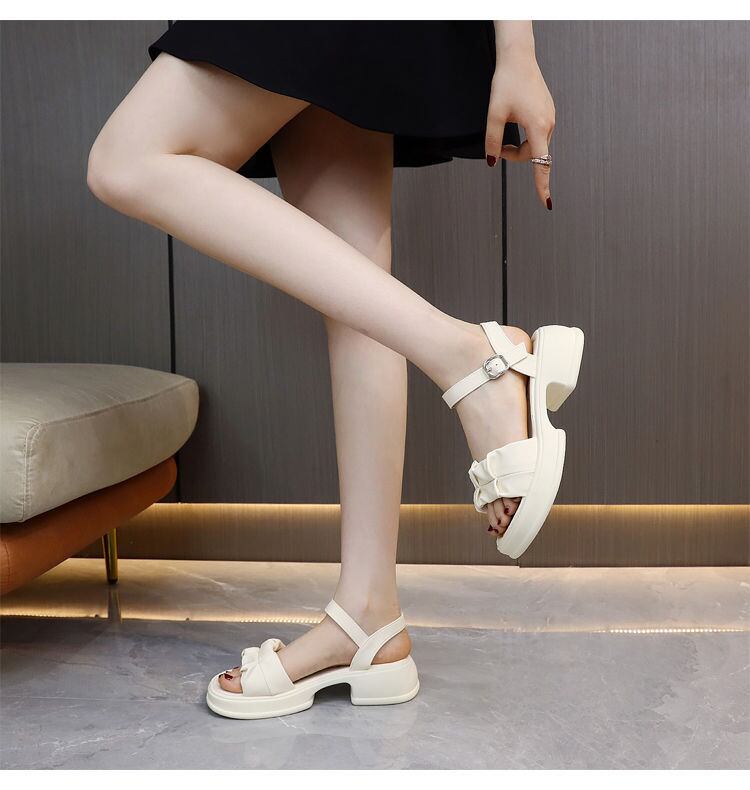 【Shoes】チャンキーヒールサンダル　M30233