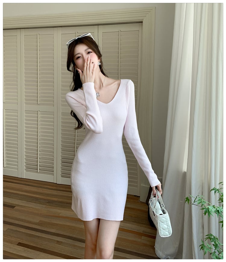 【dress】ニットワンピース　M25342