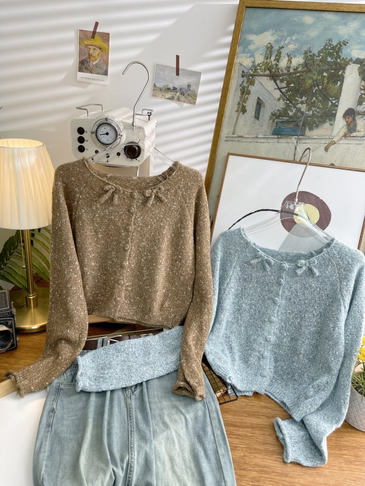 【outer】ニットカーデ　M25537