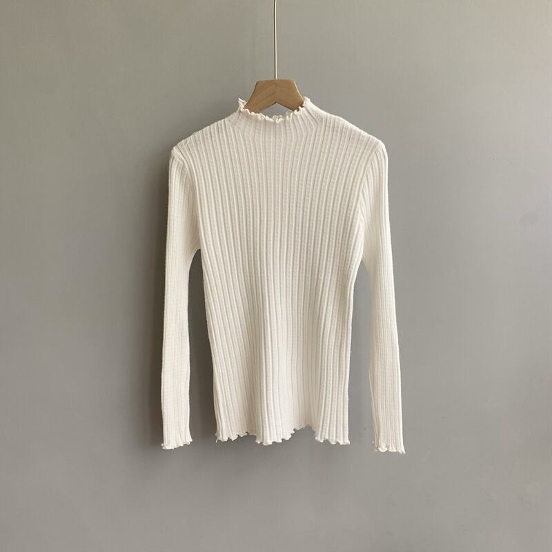 【tops】フリルニットトップス　M26833