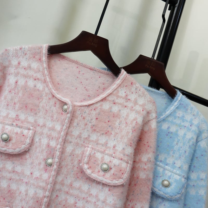 【outer】ニットカーデ　M26073
