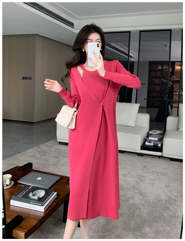 【dress】ニットワンピース　M26054
