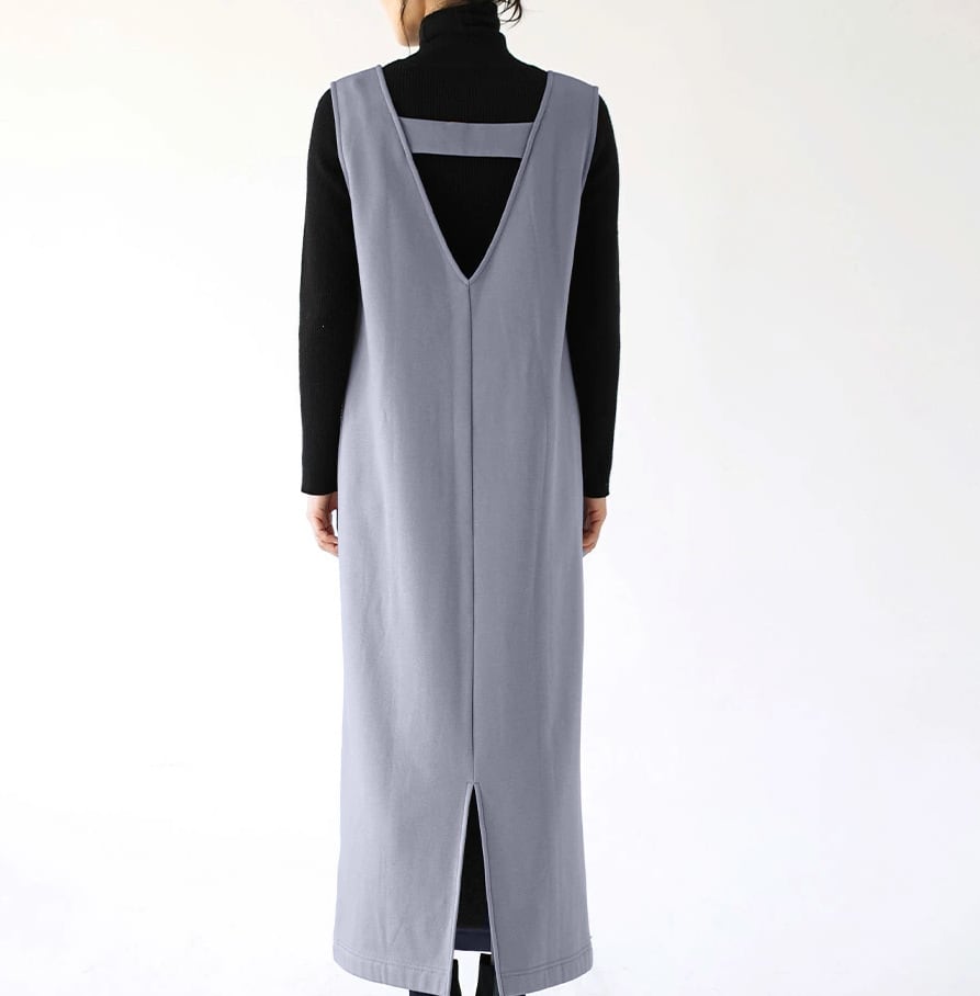 【dress】Vネックベストワンピース　M28037