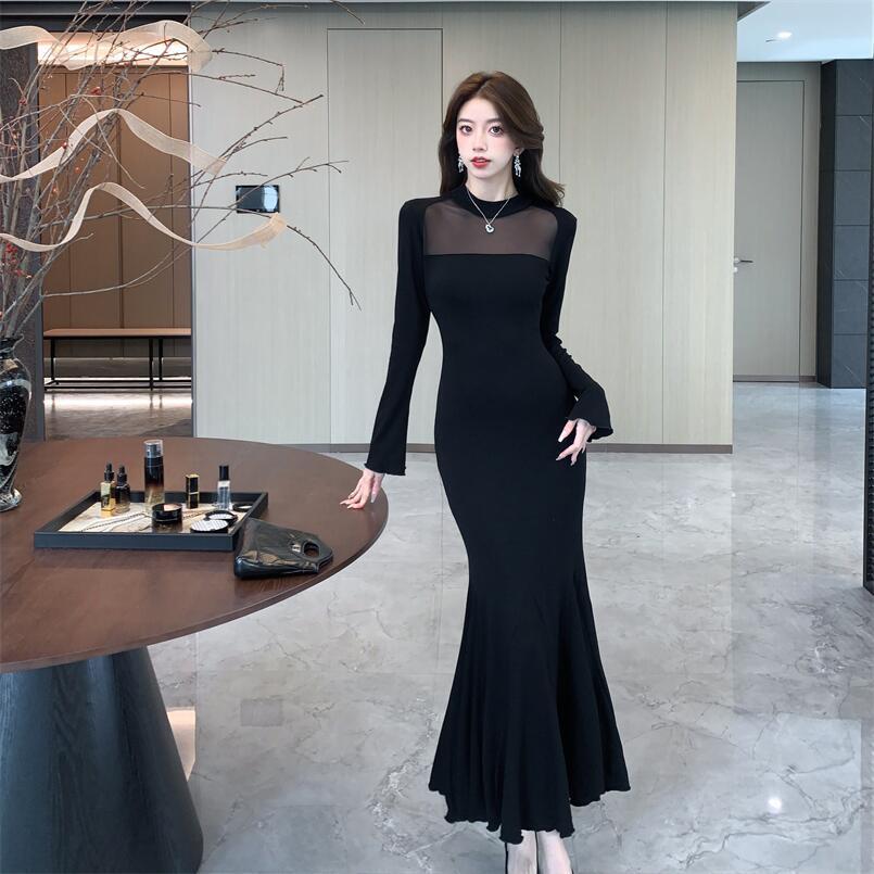 【dress】マーメイドドッキングワンピース　M28229