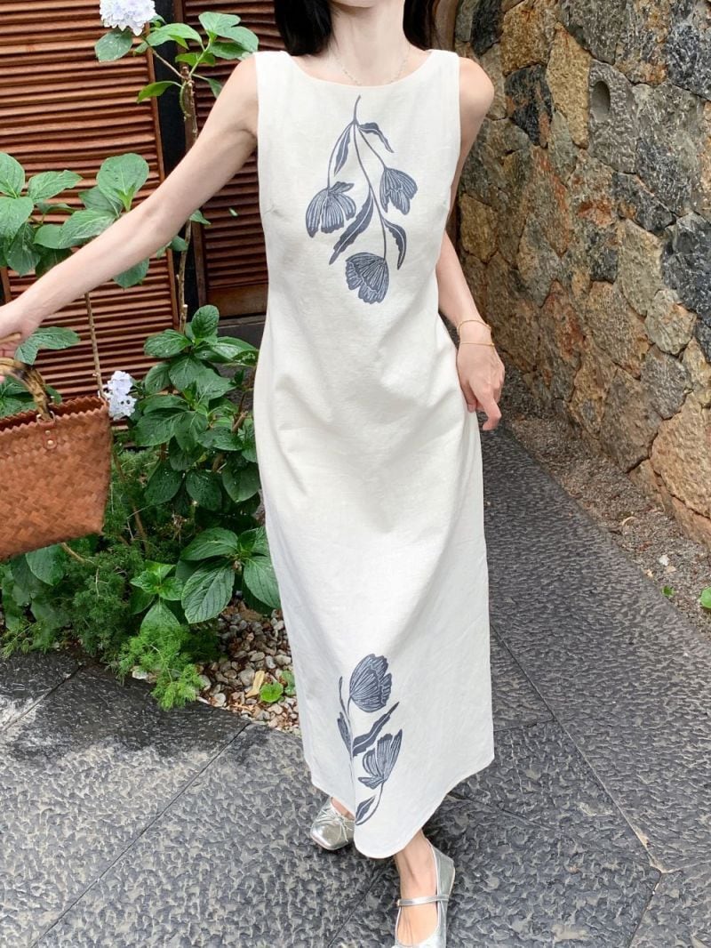 【dress】ノースリーブワンピース　M24528