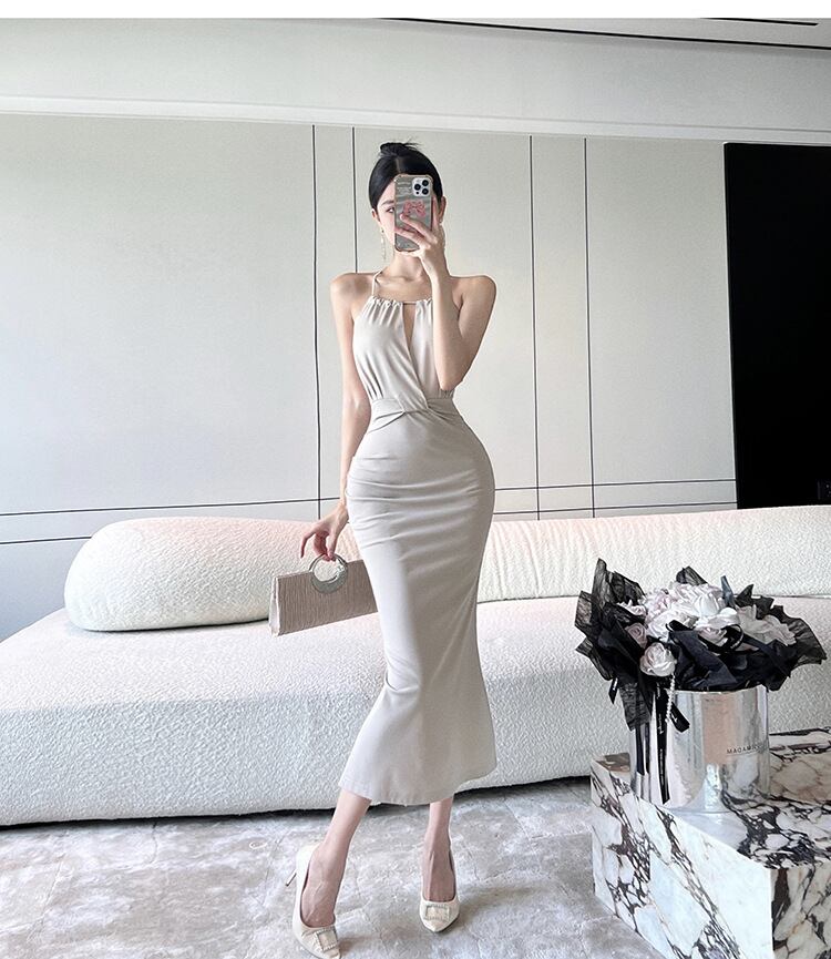 【dress】バックで綺麗ワンピース G20087
