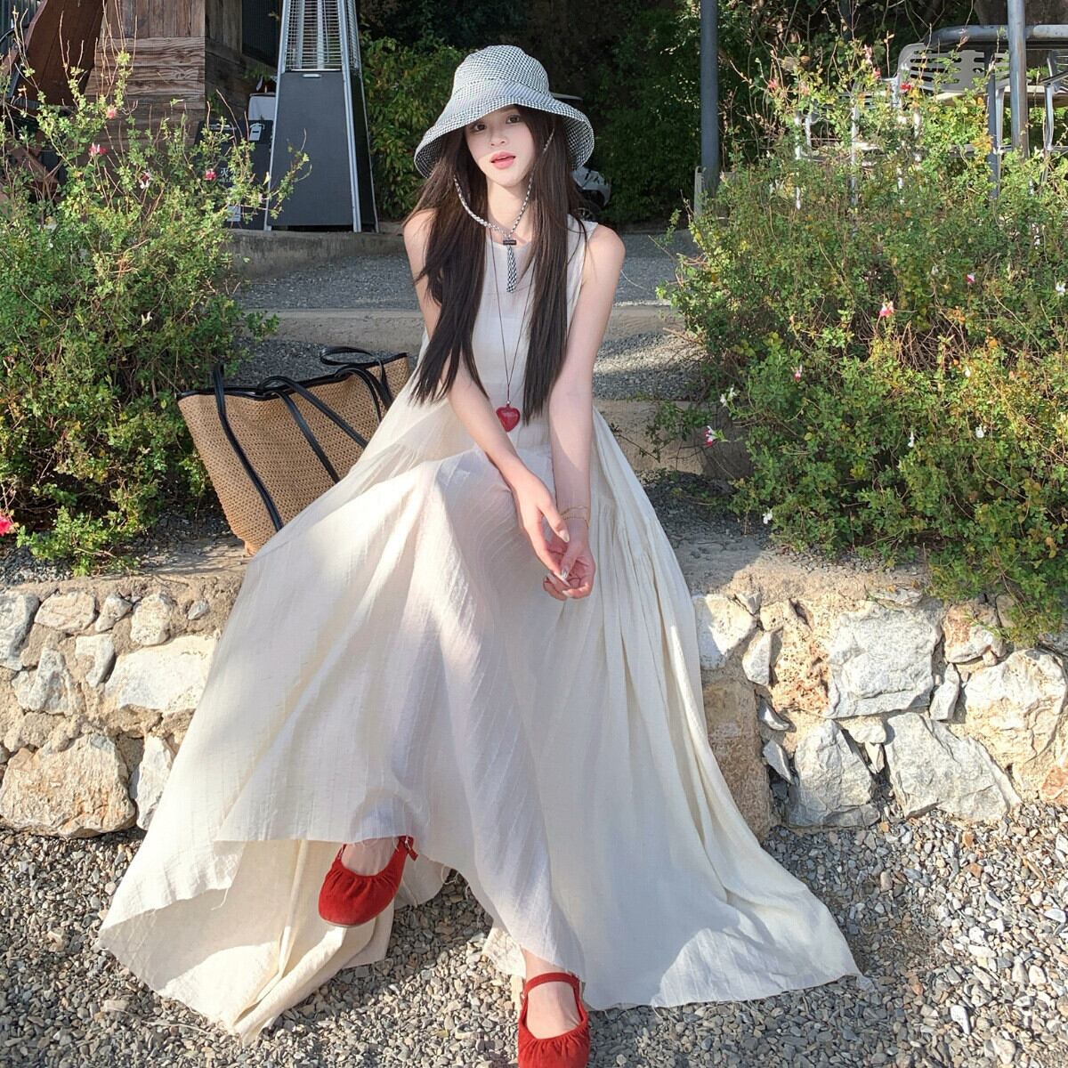 【dress】ノースリーブワンピース　M29852