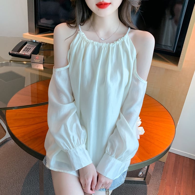 【tops】オフショルダートップス　M25443