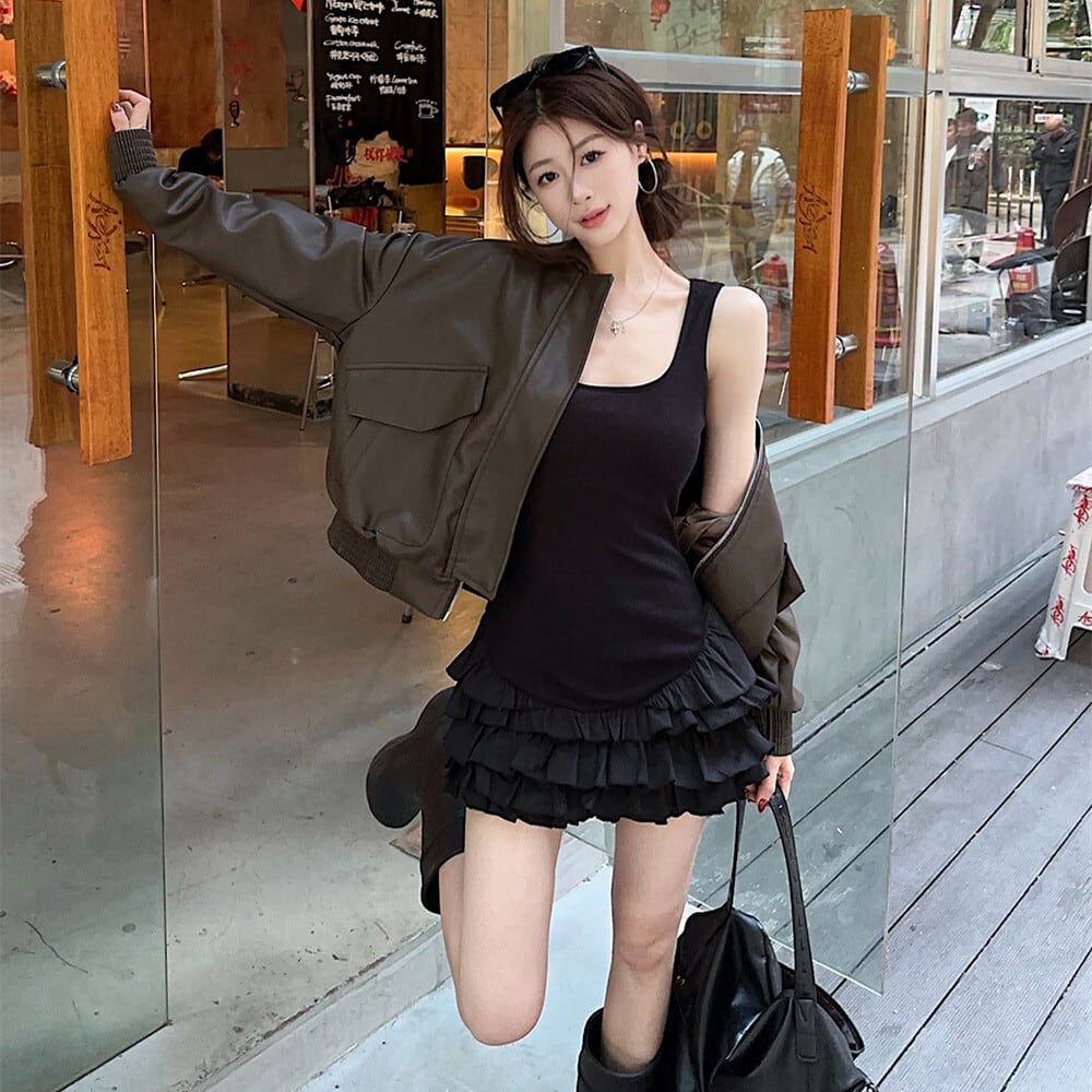 【dress】フリルキャミワンピース　M29802