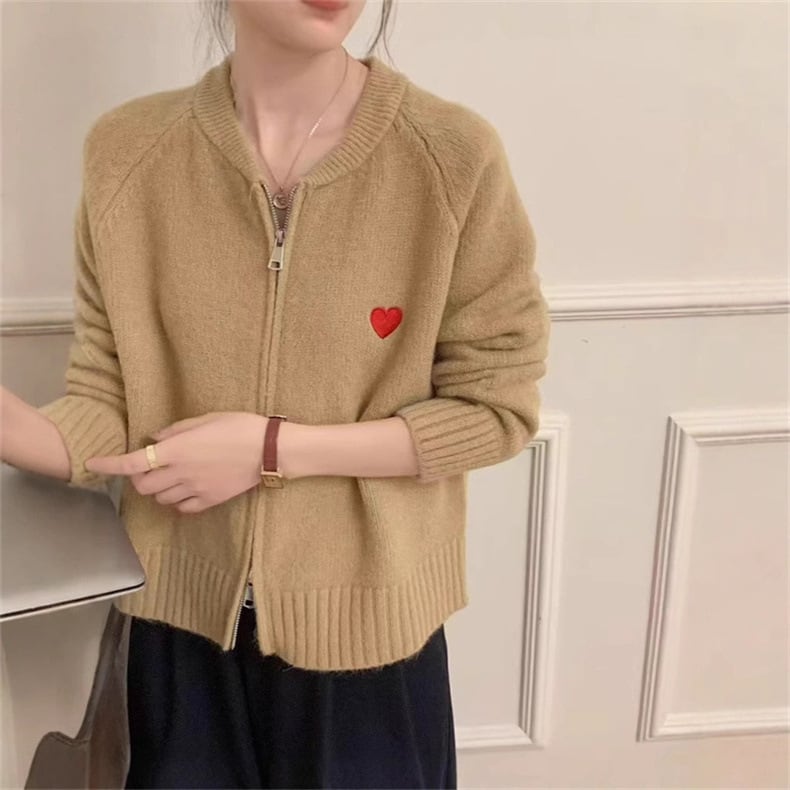 【outer】Wジップニットカーデ　M29015