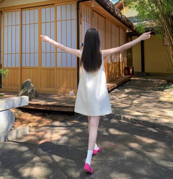 【dress】ノースリーブAラインワンピース G21062