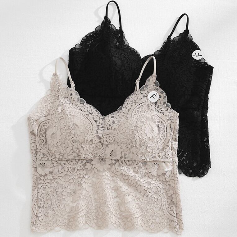 【tops】レースカップ付きキャミソール　M29520