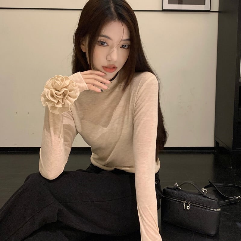 【tops】立体フラワートップス　M29451