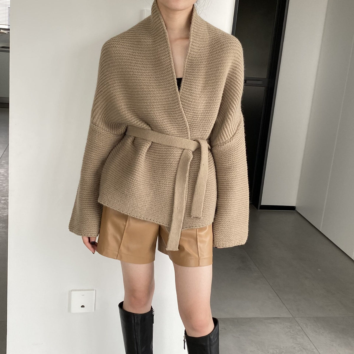 【outer】ニットカーデ　M18733
