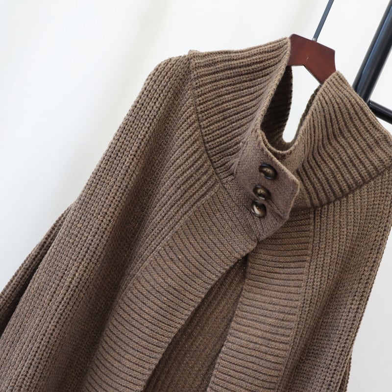 【outer】ロング丈ニットカーデ　M27043