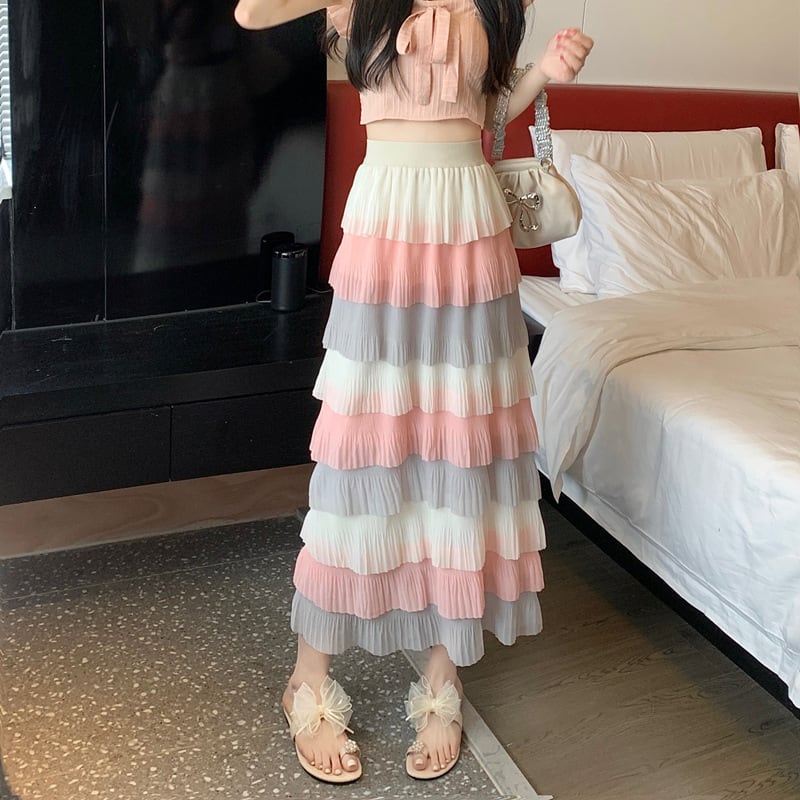 【bottoms】AラインスカートG20483