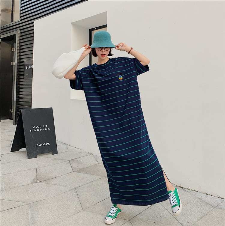 【dress】ボーダー柄ワンピース　M24960