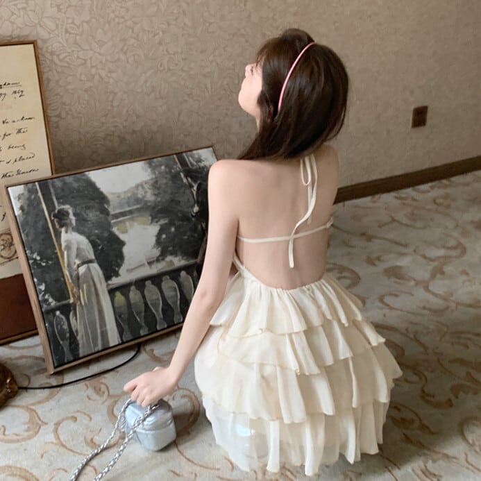 【dress】ホルターネックワンピース　M24682