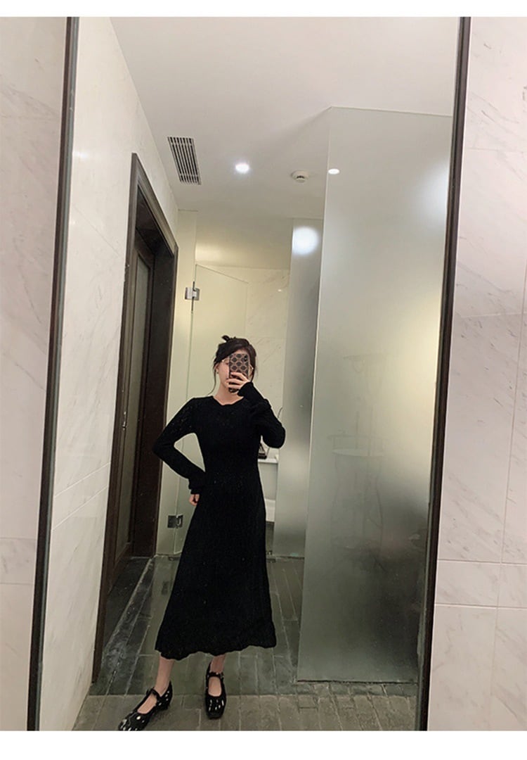 【dress】ニットワンピース　M25556