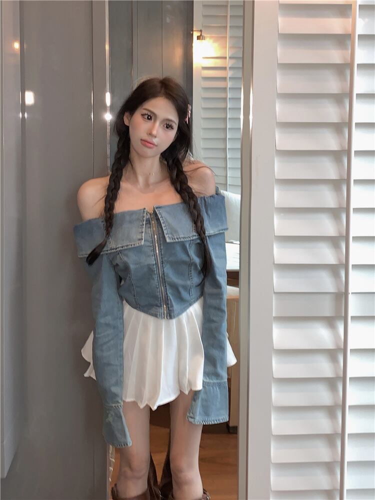 【tops】前後2wayデニムトップス　M28885