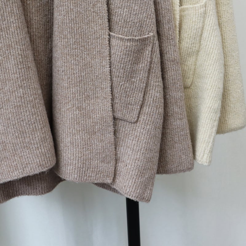 【outer】Vネックニットカーデ　M27589