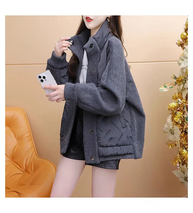 【outer】ニットドッキングアウター 　M29189