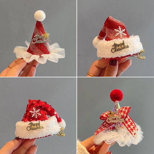 【小物】クリスマスヘアクリップアクセサリーG24411