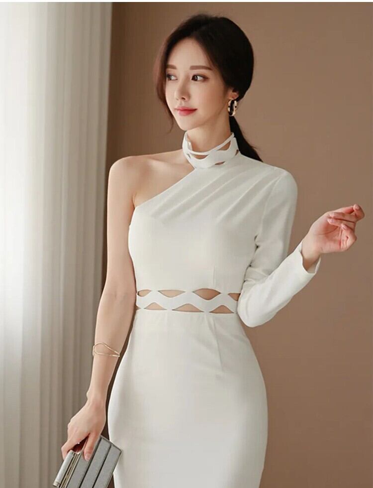 【dress】オフショルダーワンピース　M18552