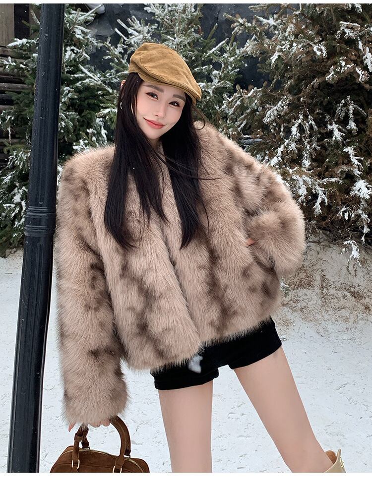 【outer】ファーショートコート　M28228