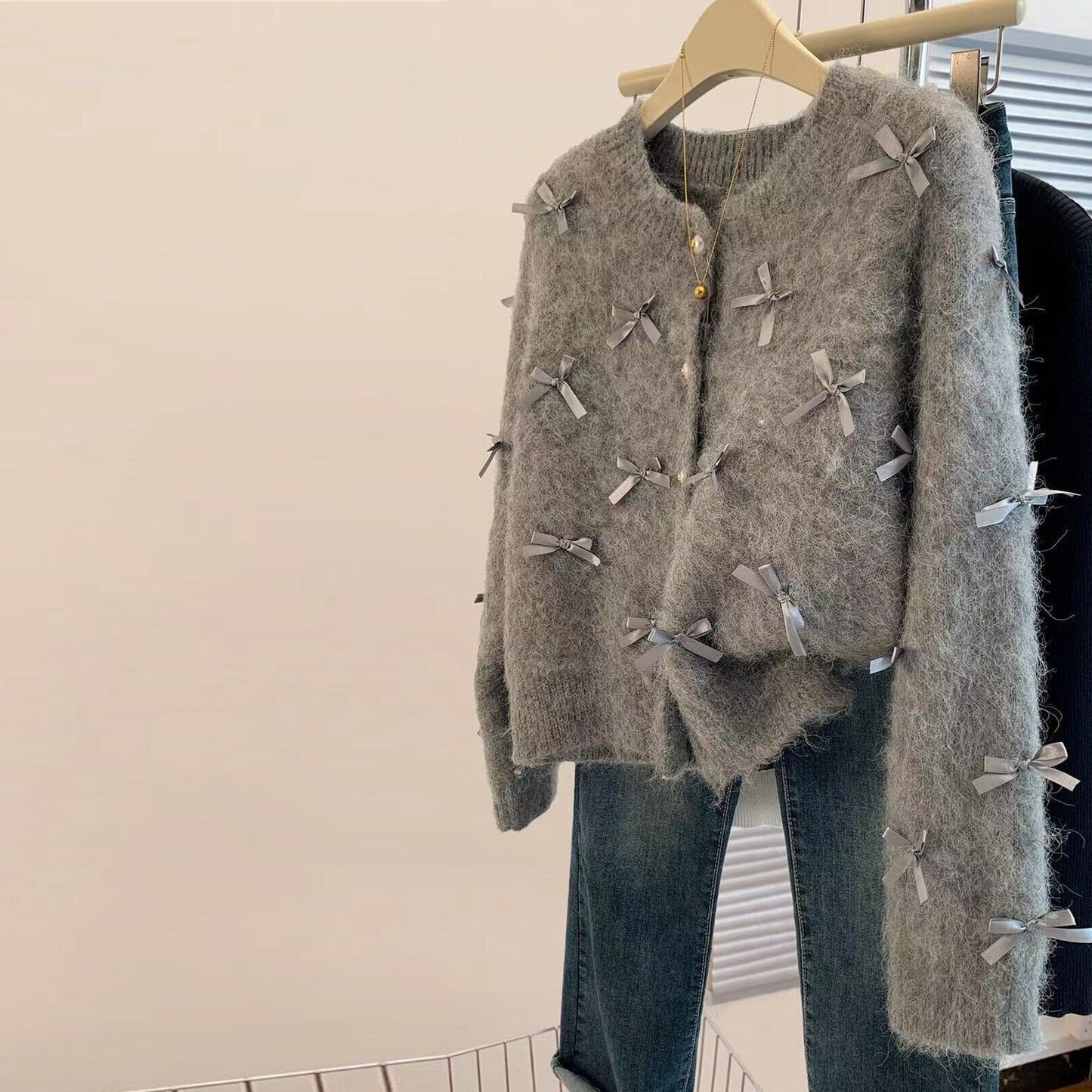 【outer】ニットカーデ　M29242