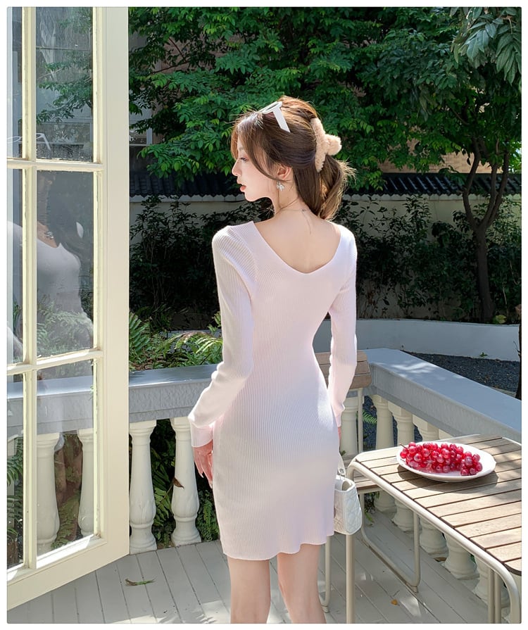 【dress】ニットワンピース　M25342