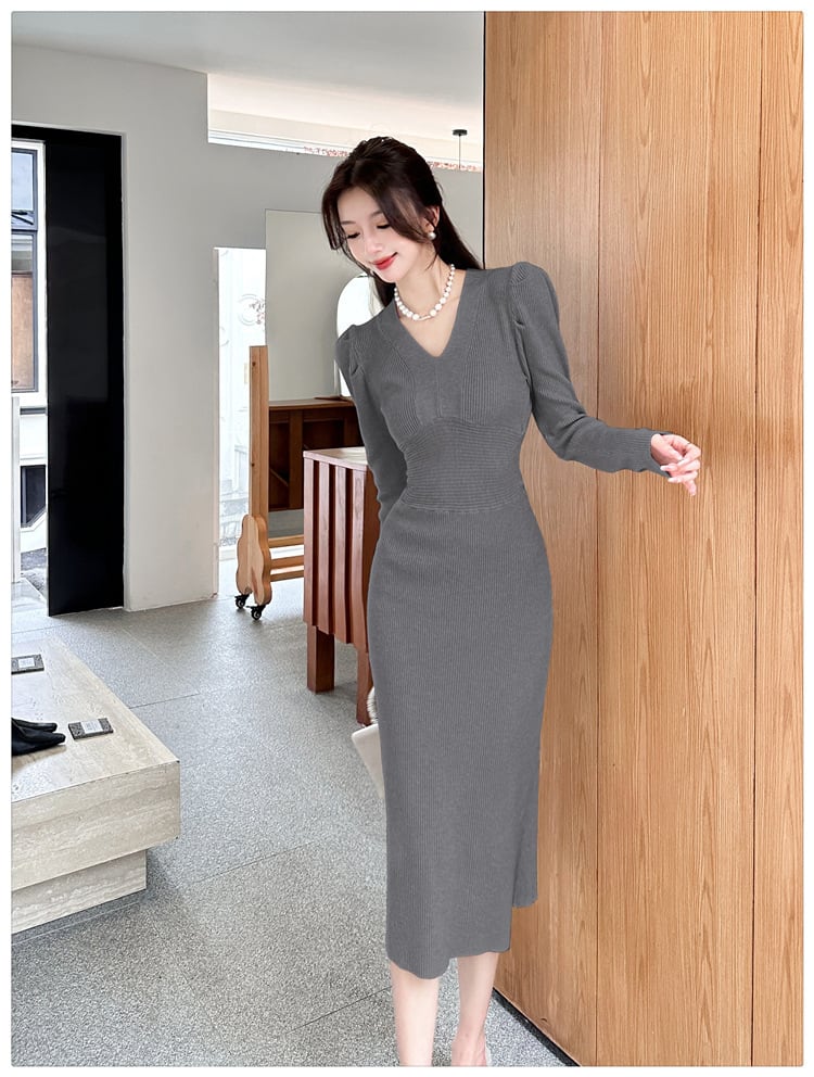 【dress】ニットワンピース　M26036