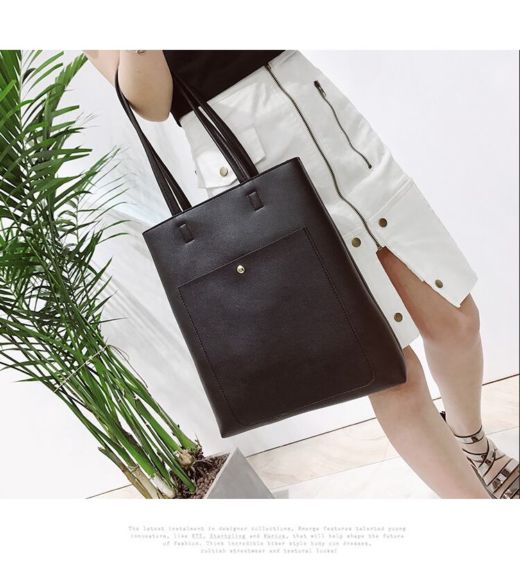 【小物】大活躍  ファッションカジュアルショルダーバッグ韓国系定番無地ハンドバッグ