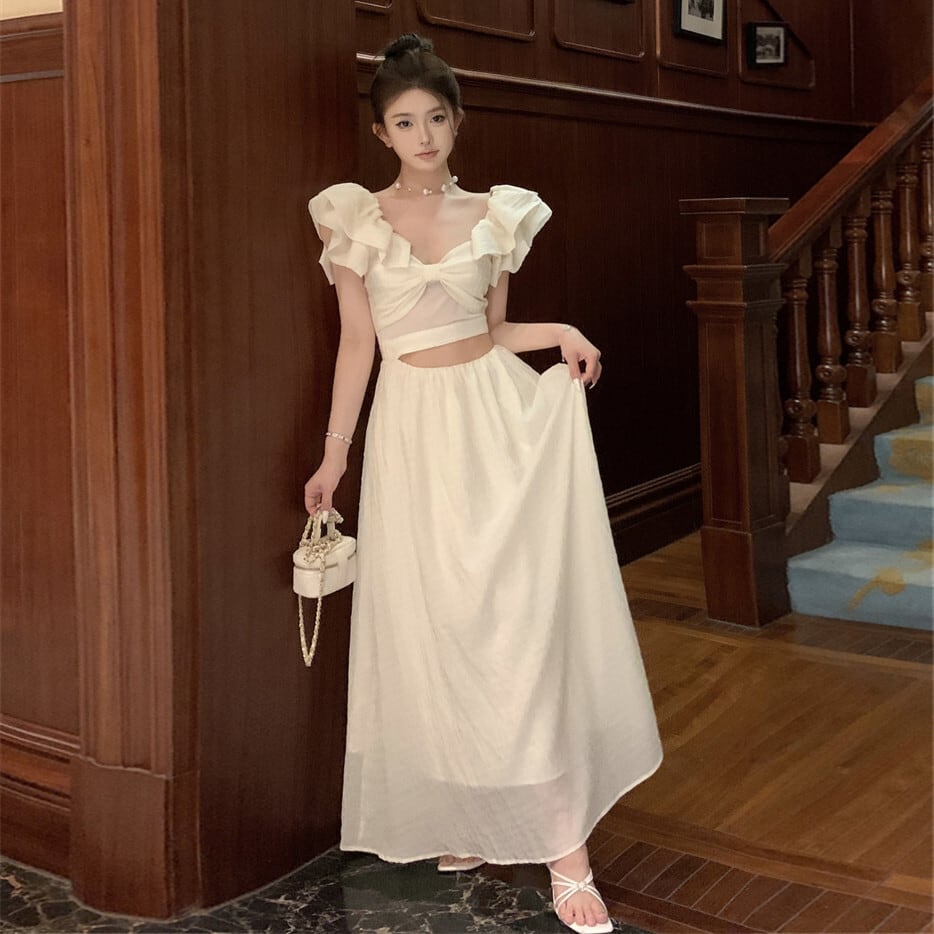 【dress】ウエストカットワンピース　M30042