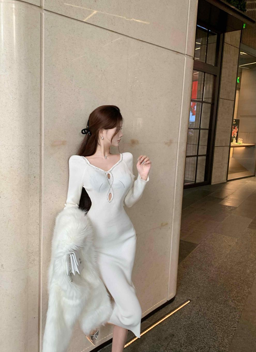【dress】ニットワンピース　M27918
