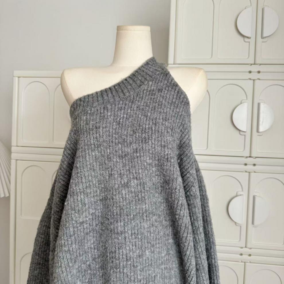 【tops】オフショルダーニットセーター　M27181