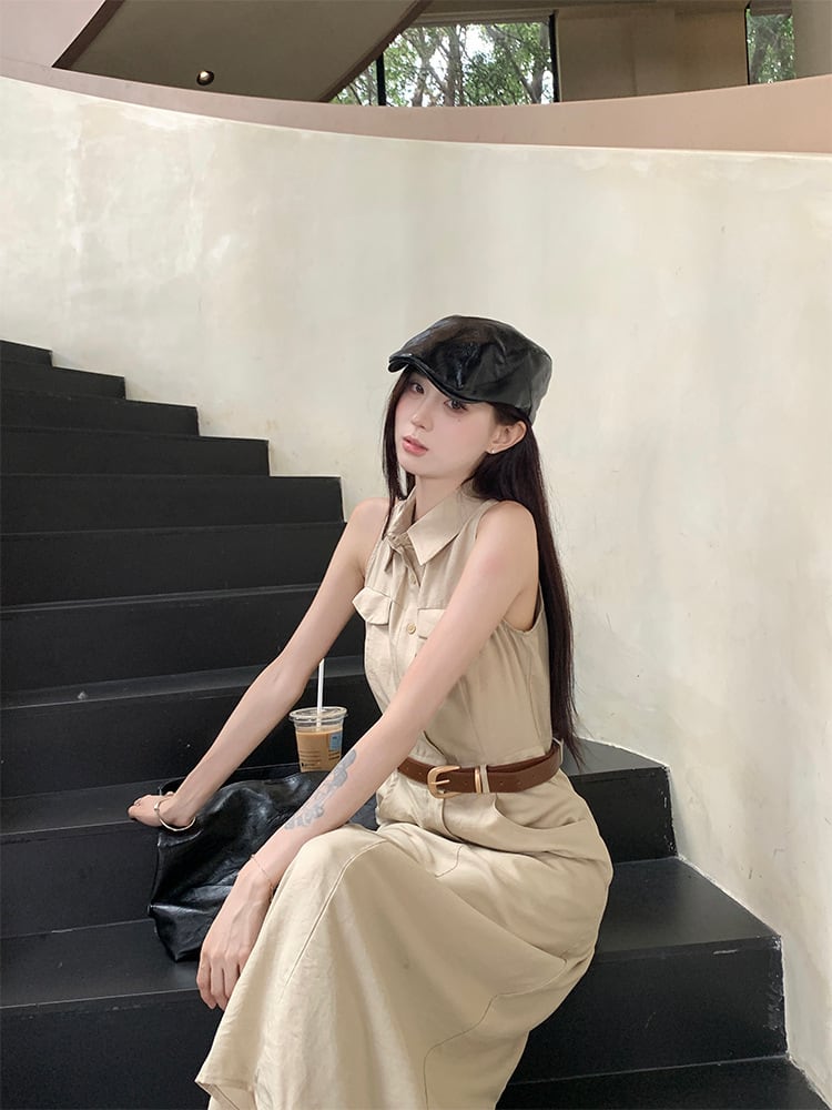 【dress】ノースリーブワンピース　M24825