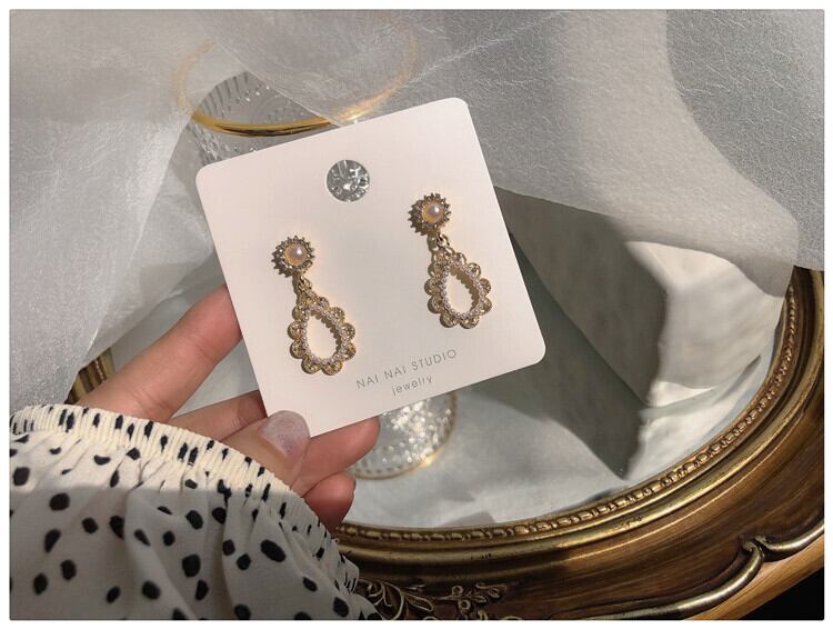 【小物】目立つ エレガントオシャレパールレディースピアスアクセサリー