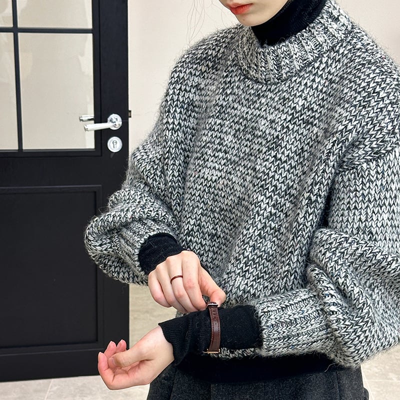 【tops】ニットトップス Q6965