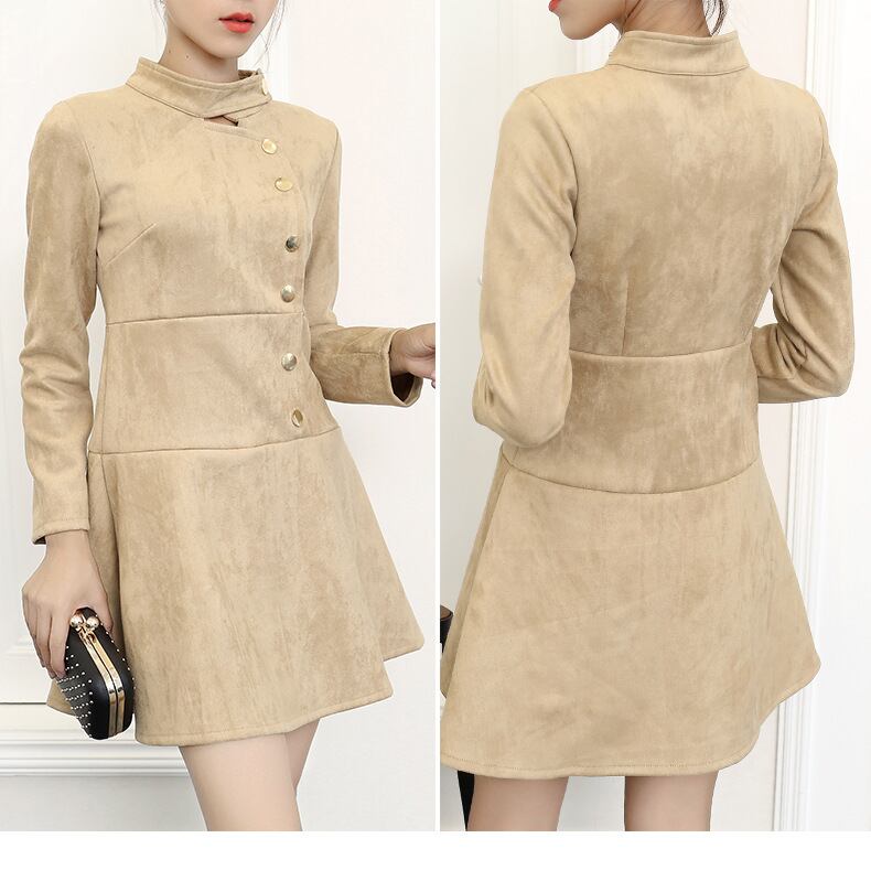 【dress】ボタンデザインワンピース　M18454