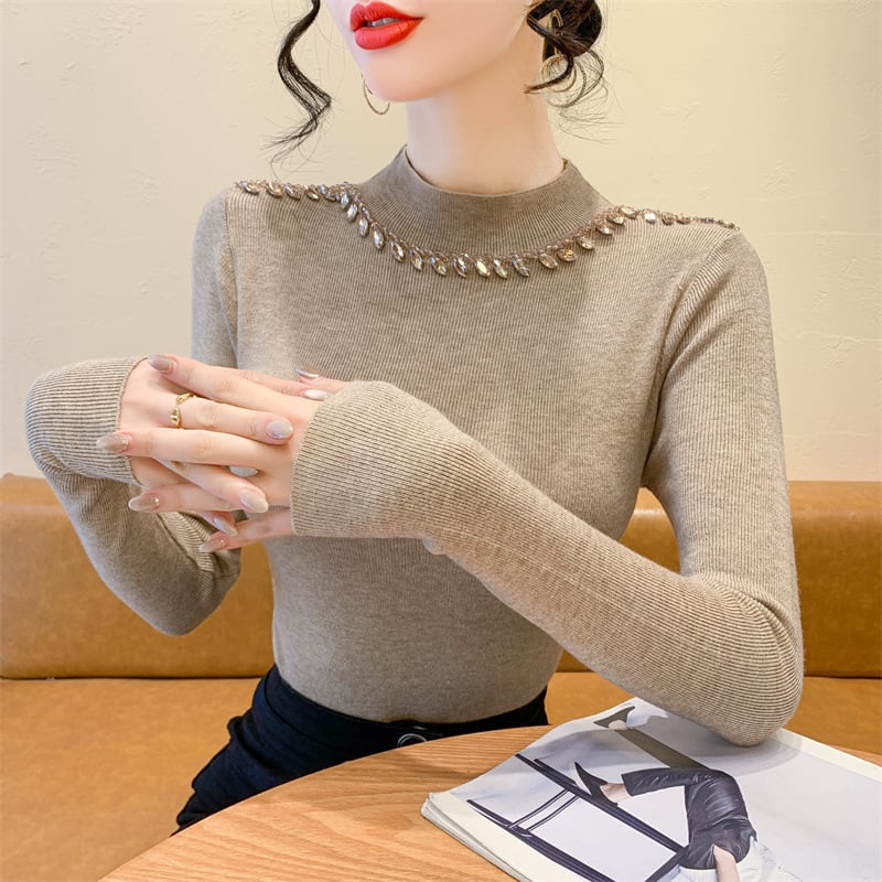 【tops】不規則 イレギュラーニットトップス　M27627